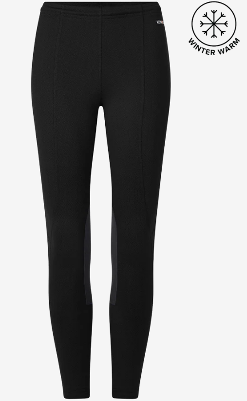 Kids Fleece Lite II Knee Patch Riding Tight