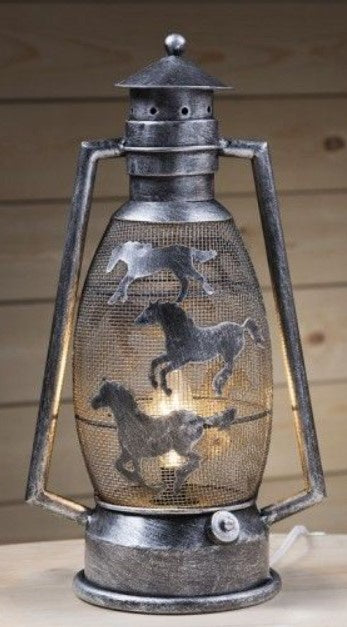 Lantern: Running horses