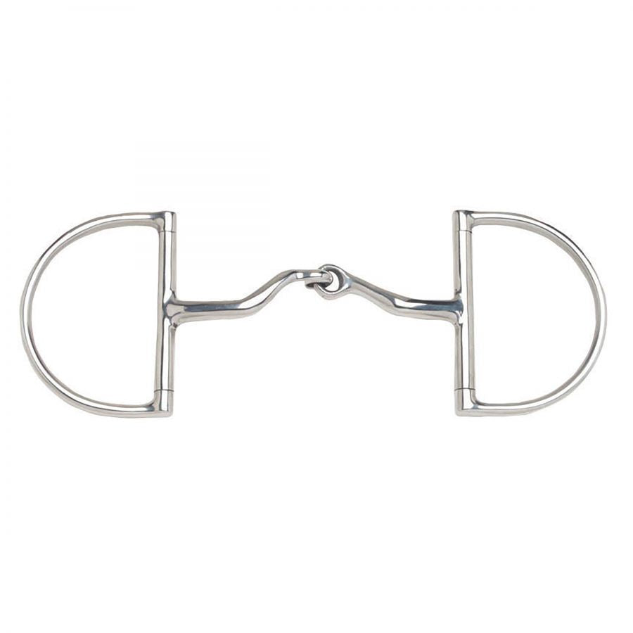 Korsteel Jointed Port Dee Ring Snaffle