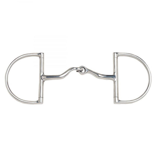 Korsteel Jointed Port Dee Ring Snaffle