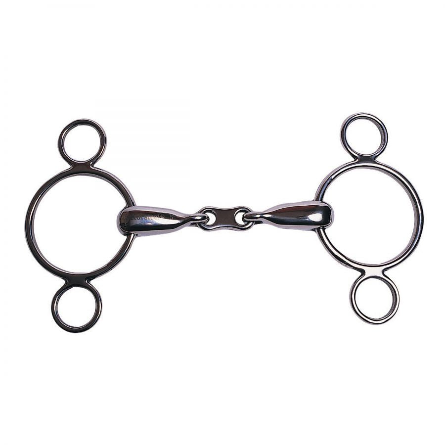 Korsteel French Link 3 Ring Gag