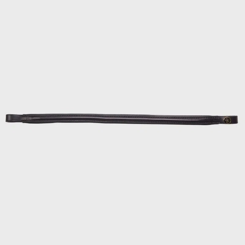 Round Raised BR Browband Black