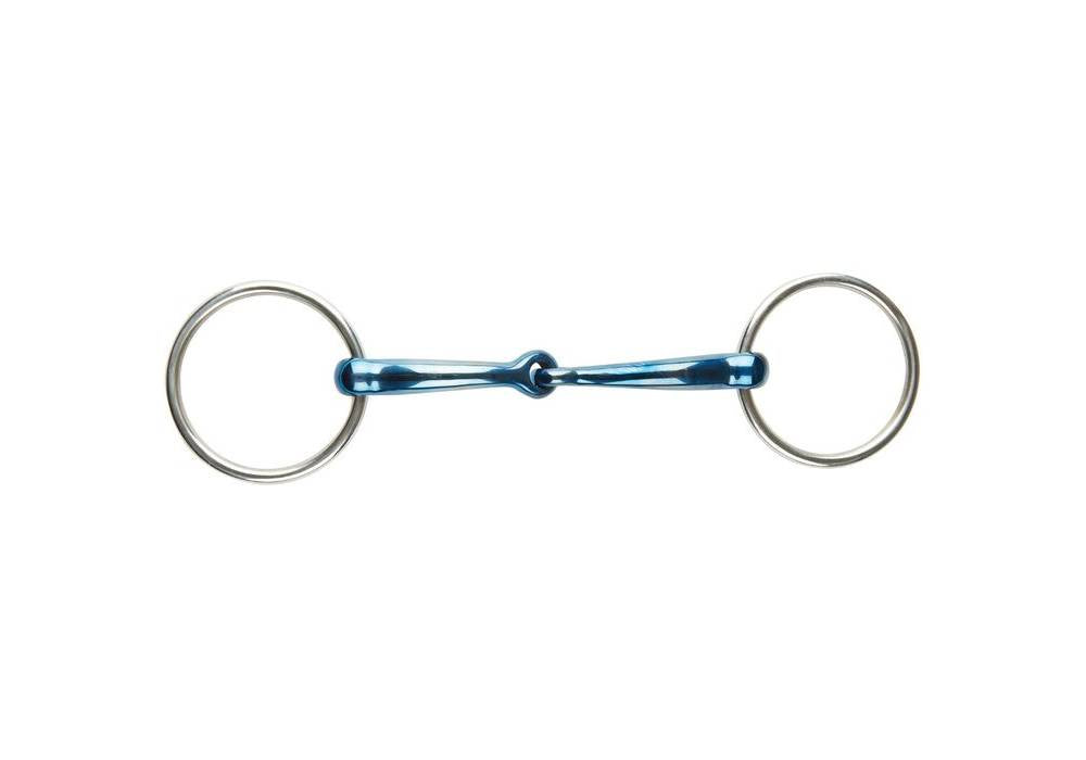 Korsteel Blue Steel Loose Ring Jointed Snaffle