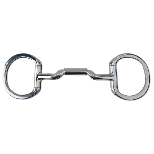 Myler Mullen Barrel Port Eggbutt Snaffle with Copper Inlay, Level 2-3 Mouthpiece