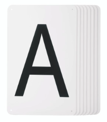 Laminated Dressage Letters