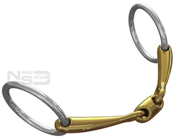 Neue Schule Tranz-Angled Lozenge Loose Ring Snaffle