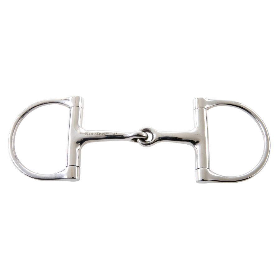 Korsteel Jointed Round Dee Ring Snaffle