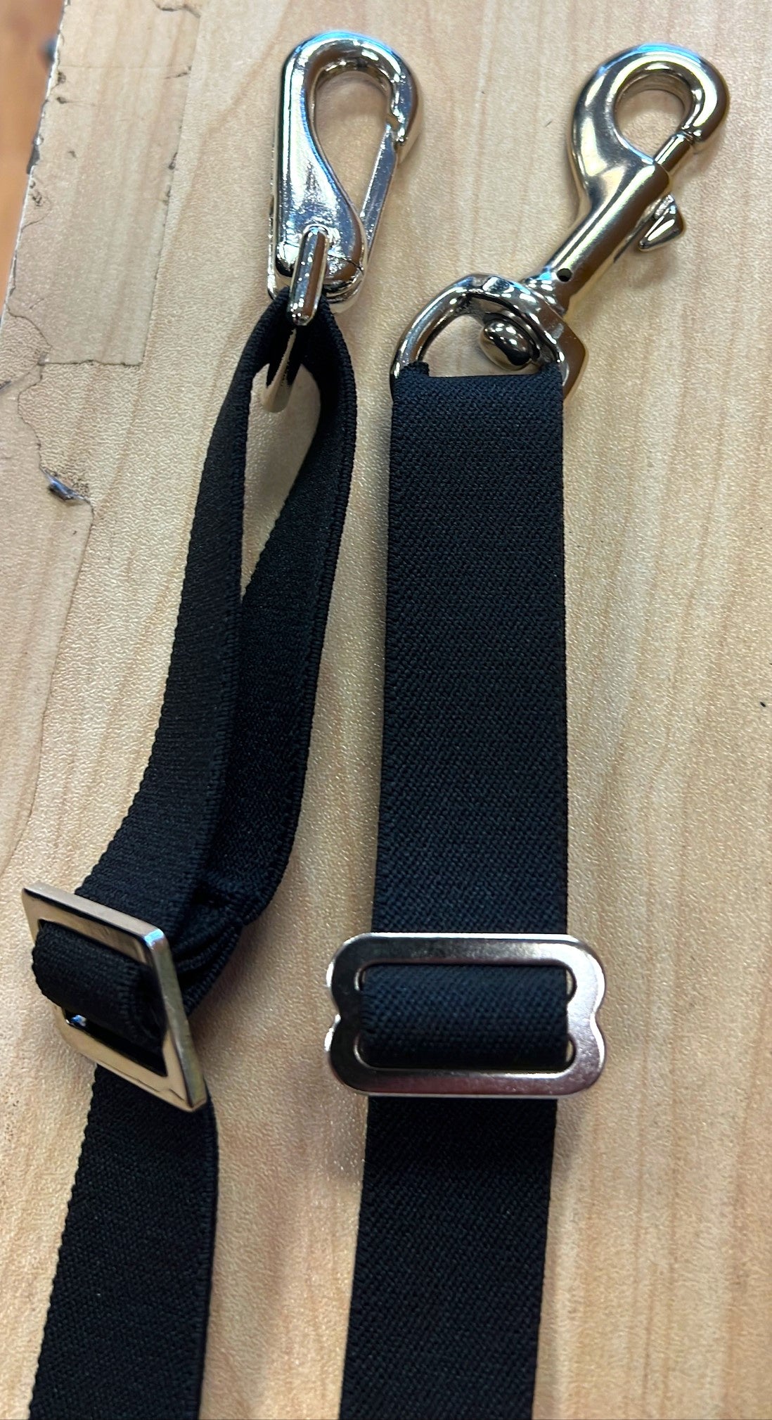 Elastic Leg Straps with choice of clip