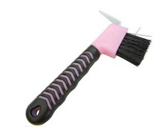 Gripper Hoof pick with brush