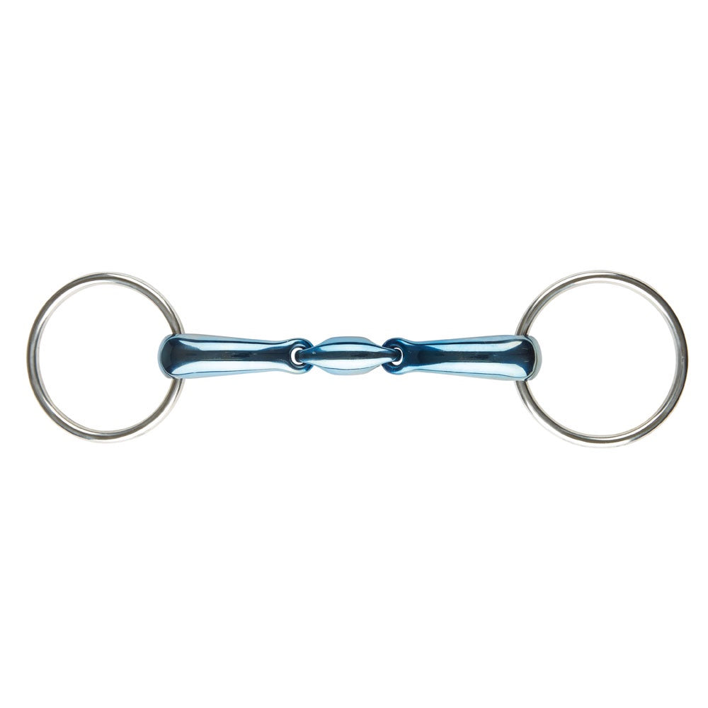 Korsteel Blue Steel Oval Link Loose Ring Snaffle