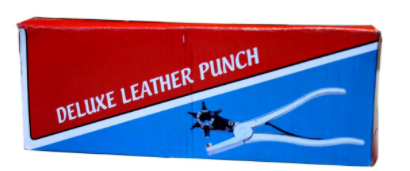 Revolving leather punch