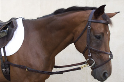 Nunn Finer Side Reins Havanna/Brass