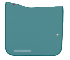 Ogilvy Dressage Baby Pad Peacock Base