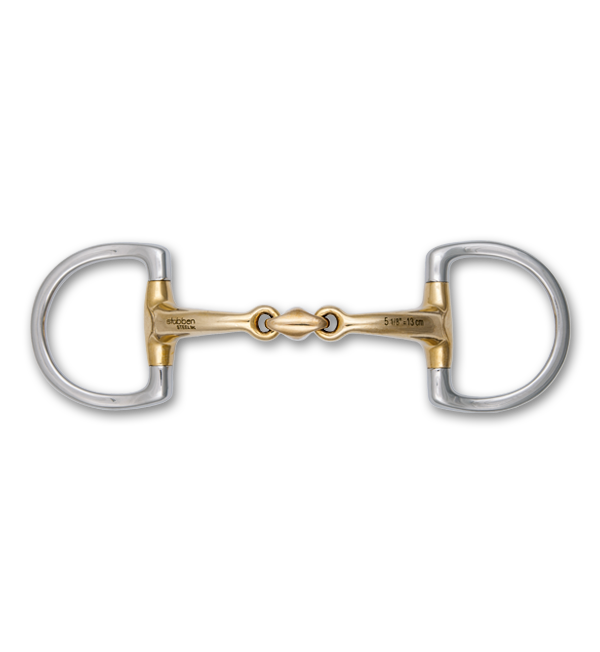 Stubben Sweet Copper Anatomic Dee Ring with Peanut – Horse Rider