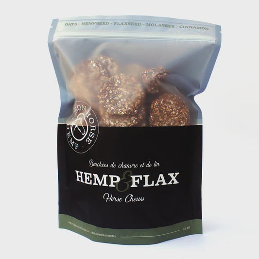 Iron Horse Hemp and Flax Chews- Bucket
