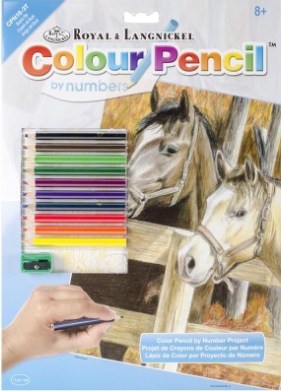 Horse Pencil By Number