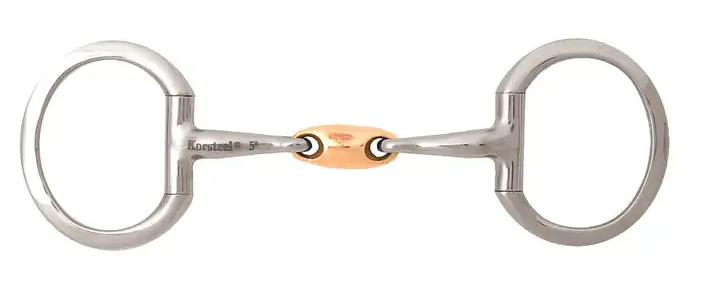 Korsteel Copper Oval Link Eggbutt Snaffle