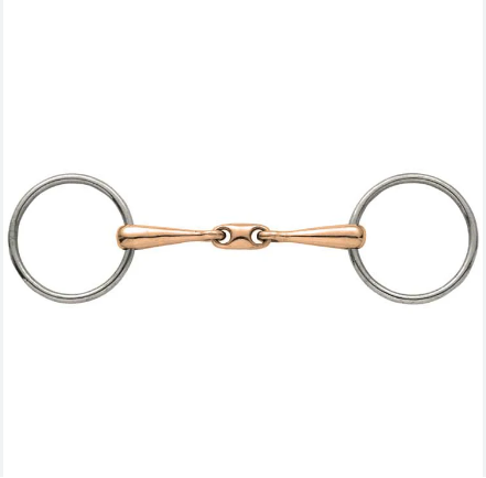 Shires Copper Alloy French Link Training Bit