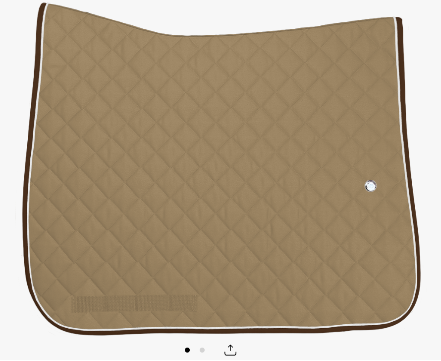 Ogilvy Dressage Profile Pad Tan Base
