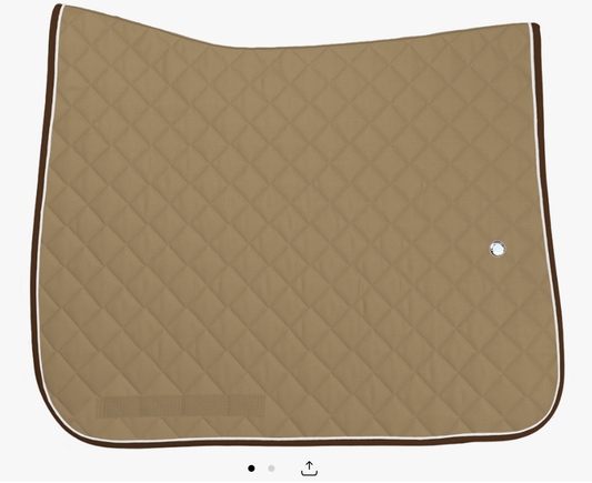 Ogilvy Dressage Profile Pad Tan Base
