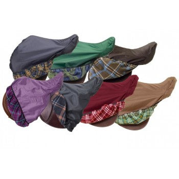 CENTAUR 420D WATERPROOF PLAID SADDLE COVER