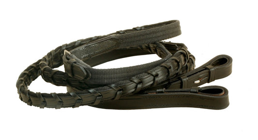 Tory Laced Leather and Web Reins