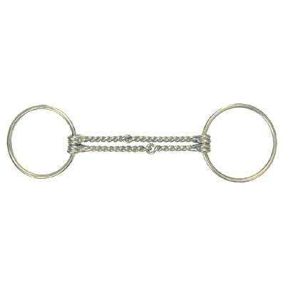 Offset Double Twisted Wire Loose Ring Snaffle