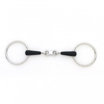 Eco Pure French Link Loose Ring Rubber Snaffle