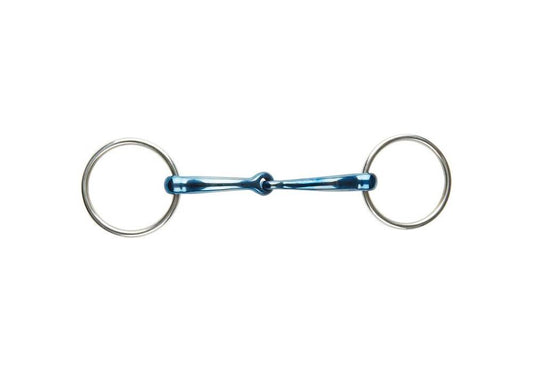 Korsteel Blue Steel Loose Ring Jointed Snaffle
