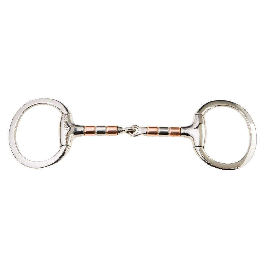 Korsteel Copper Cherry Roller Eggbutt Snaffle