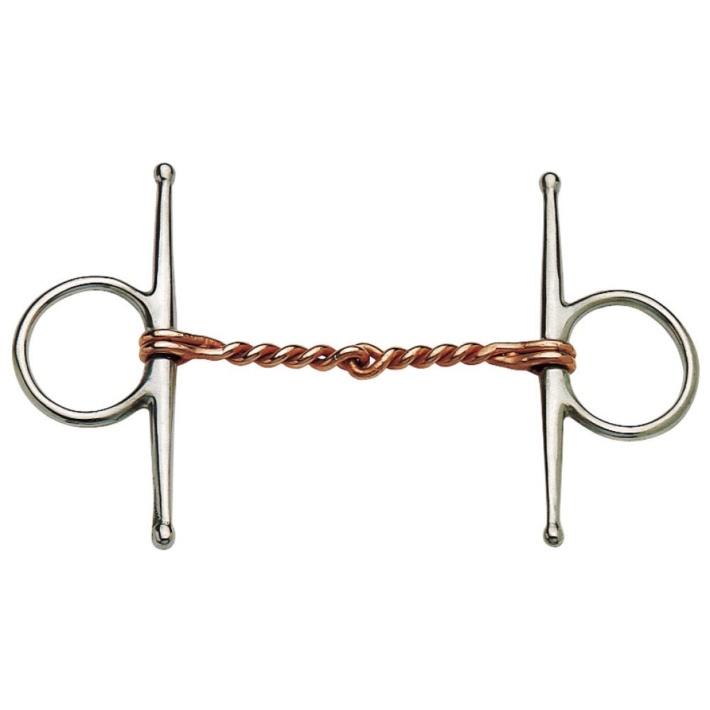 Korsteel Twisted Copper Wire Full Cheek Snaffle