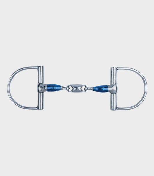 Sweet Iron Double Jointed Dee Ring Snaffle