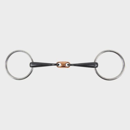 Loose Ring Sweet Iron Snaffle with Copper Link