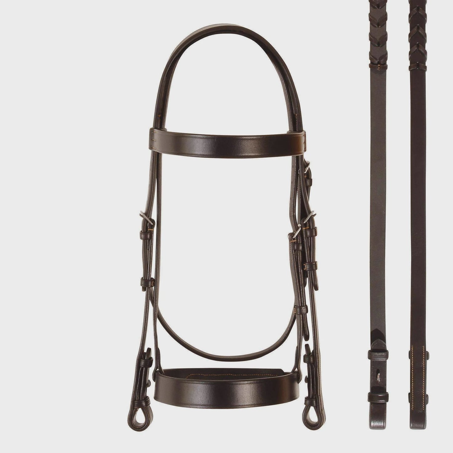 Bobby's Flat Leather Hunting Bridle