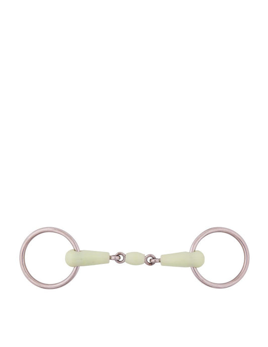 BR Double Jointed Loose Ring Snaffle Apple Mouth