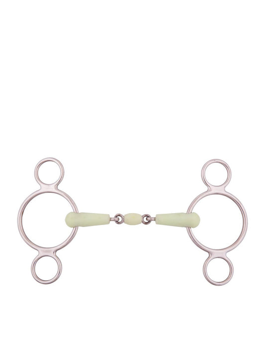 BR Double Jointed Three Ring Gag Apple Mouth