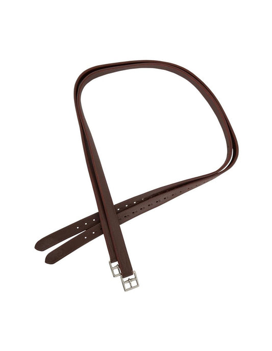 BR Stirrup Leather( Oak Brown silver buckle)