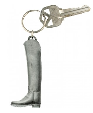 Dressage Boot Key Chain – Horse & Rider