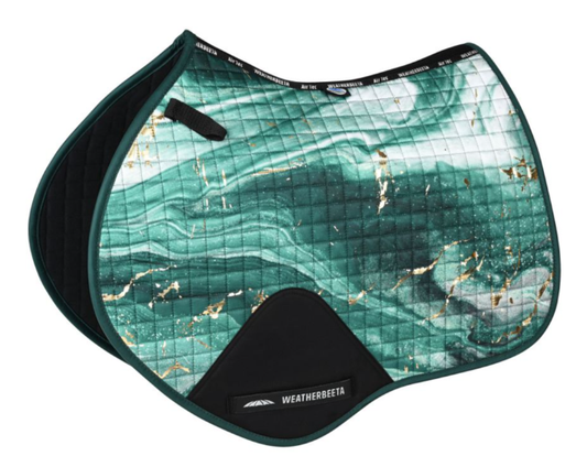 Prime Marble Shimmer Jump Saddle Pad