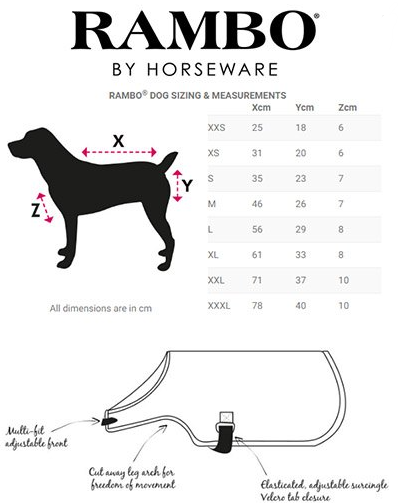 Rambo Waterproof Fleece Lined Dog Rug