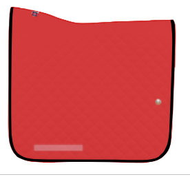 Ogilvy Dressage Baby Pad Red Base